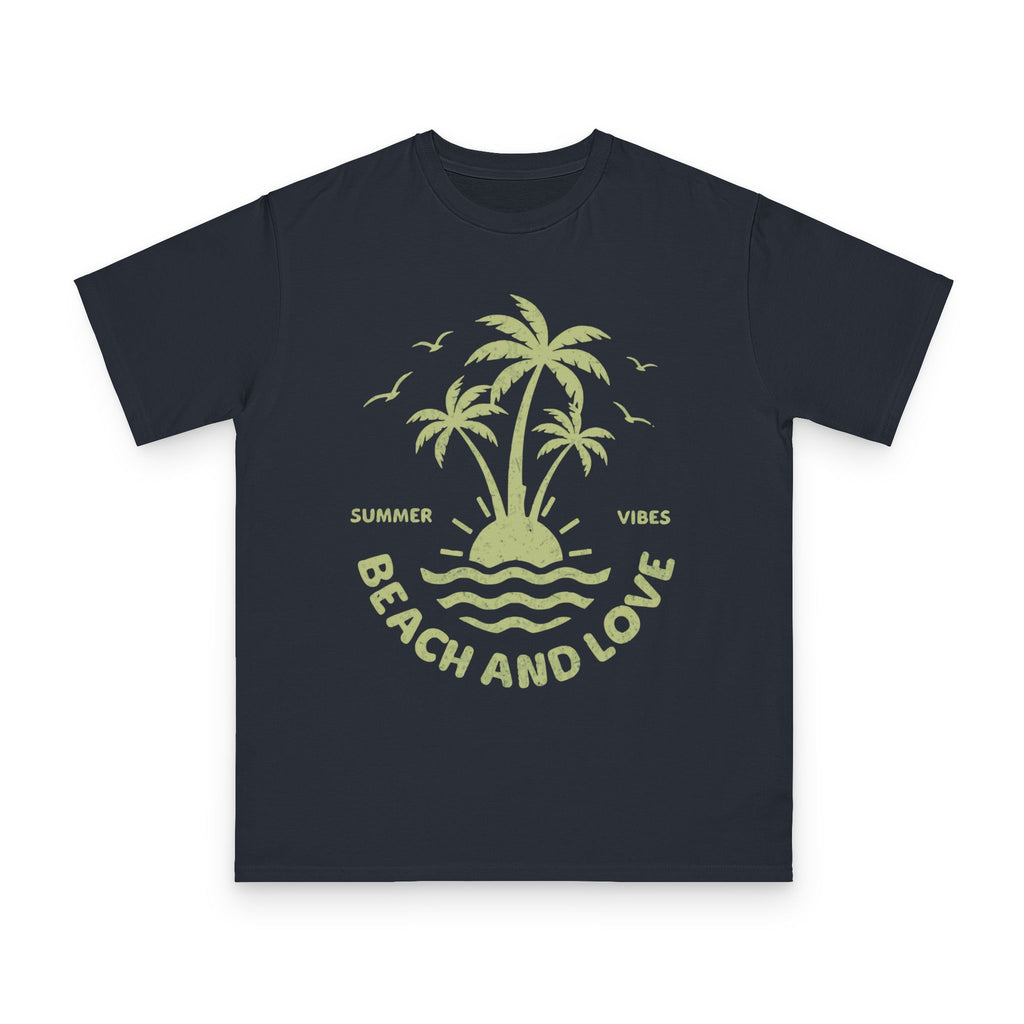 Beach and Love T-Shirt — Summer Vibes Palm Tree Tee