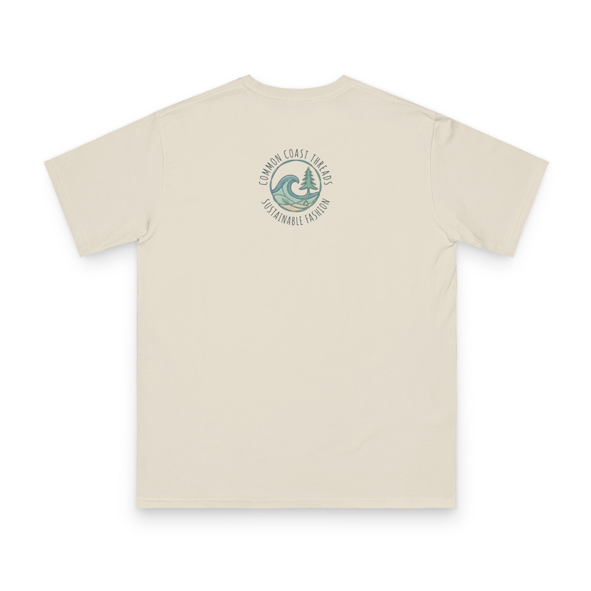 Make Waves Not War Organic Cotton T-Shirt — Retro Surf Peace Graphic Tee
