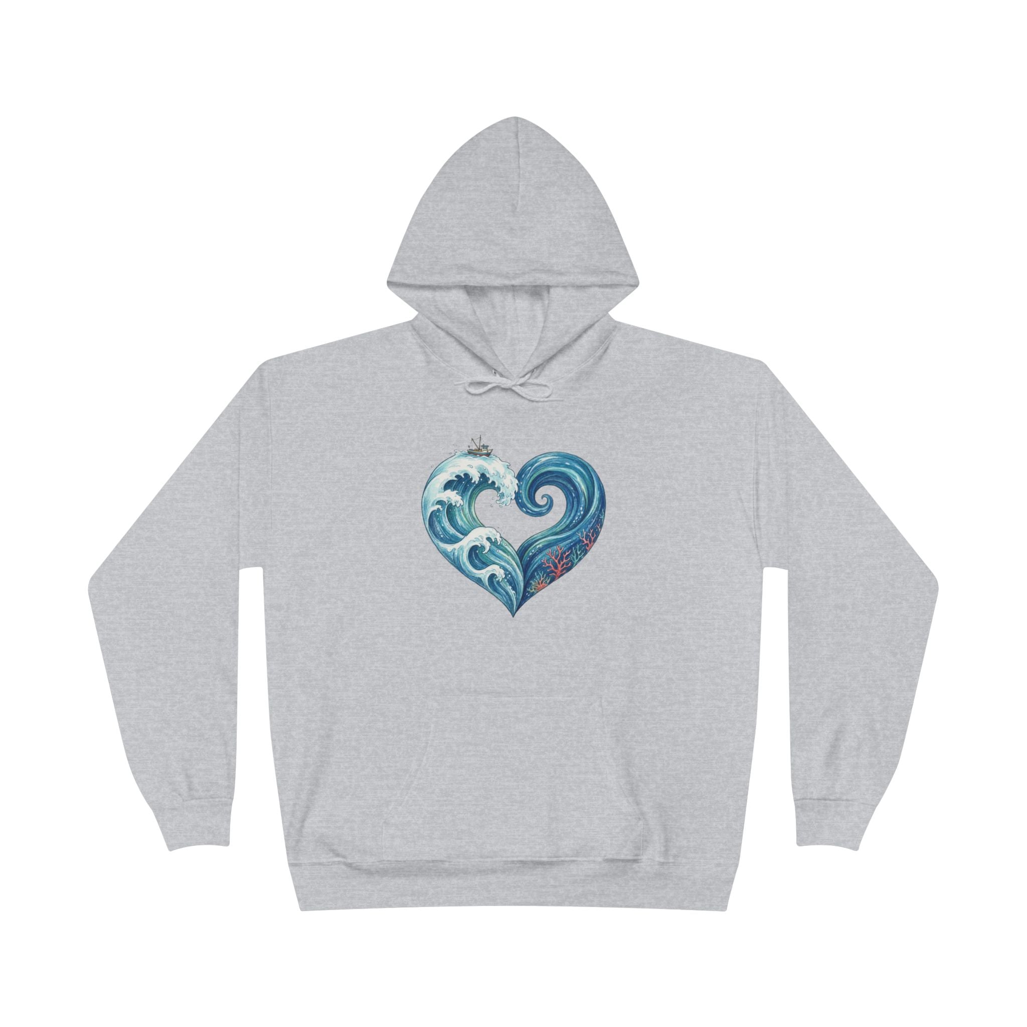 Organic Cotton Heart Hoodie