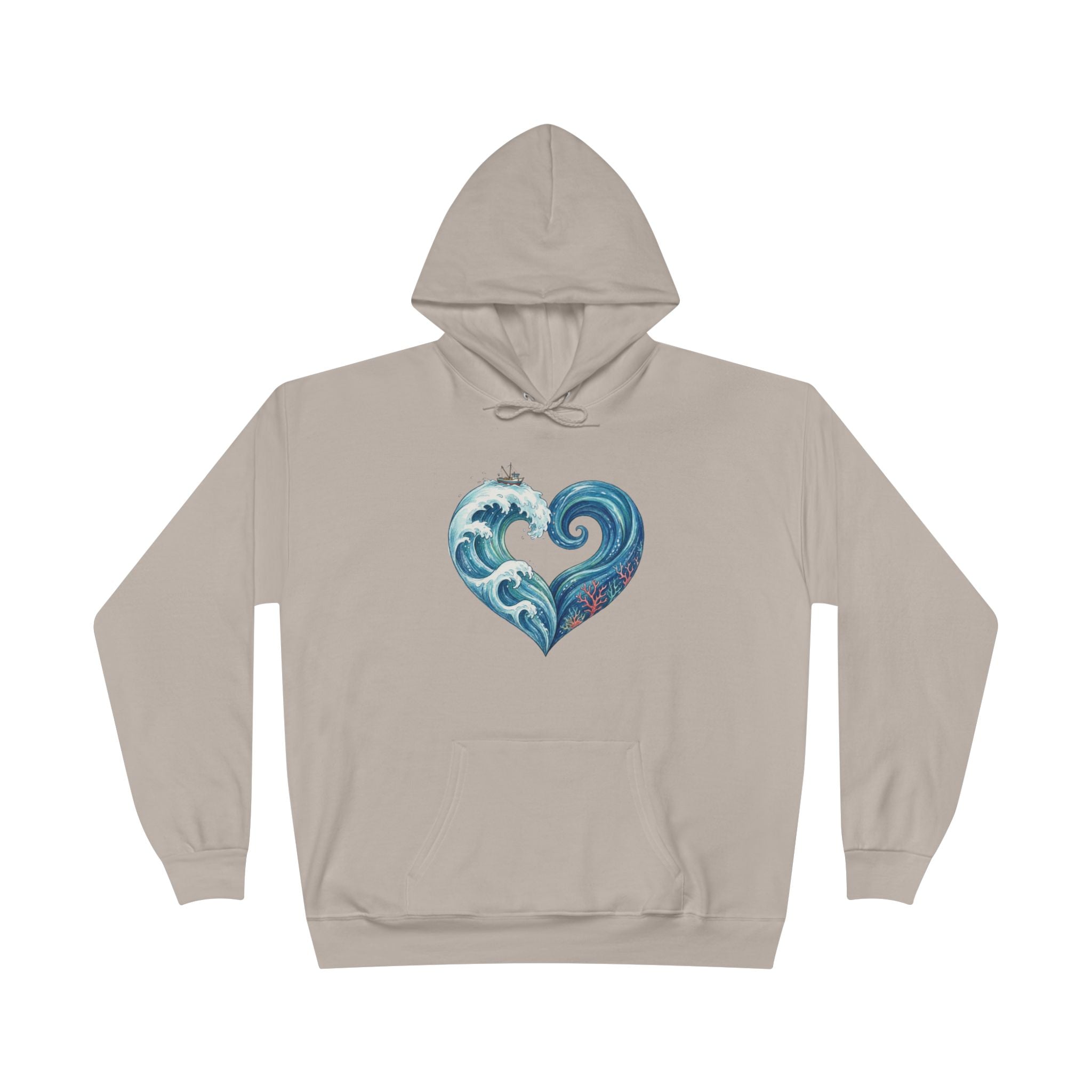 Organic Cotton Heart Hoodie