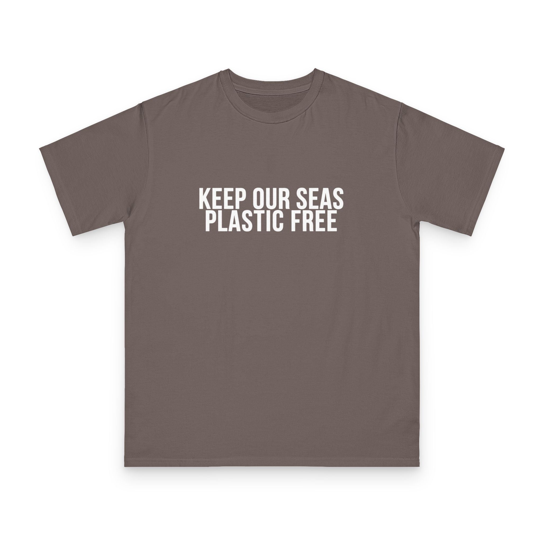 Keep Our Seas Plastic Free 100% Organic T-Shirt — Ocean Conservation Tee
