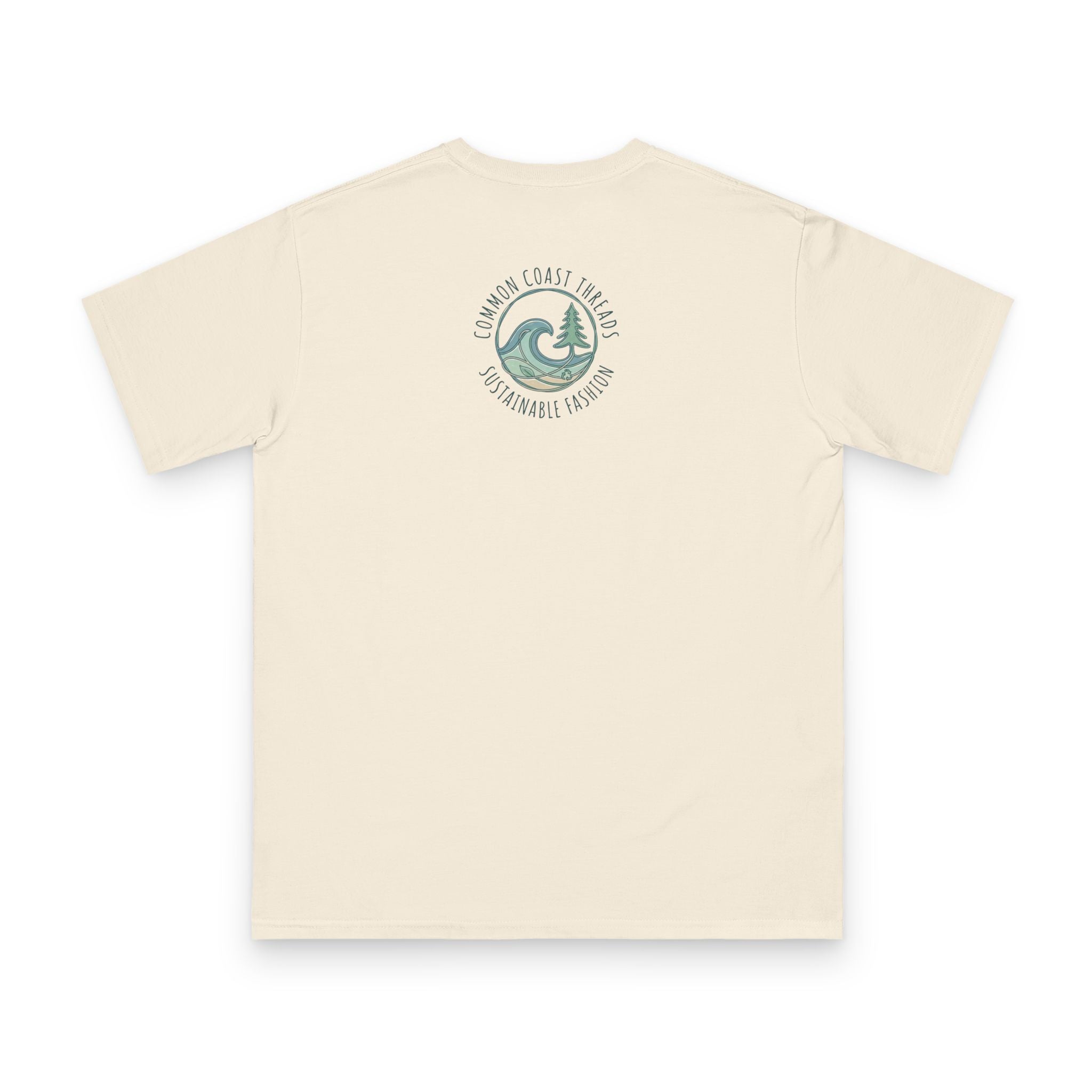 NO PLASTICS Organic Cotton T‑Shirt — Eco Statement Tee for Beach Cleanups & Everyday Wear