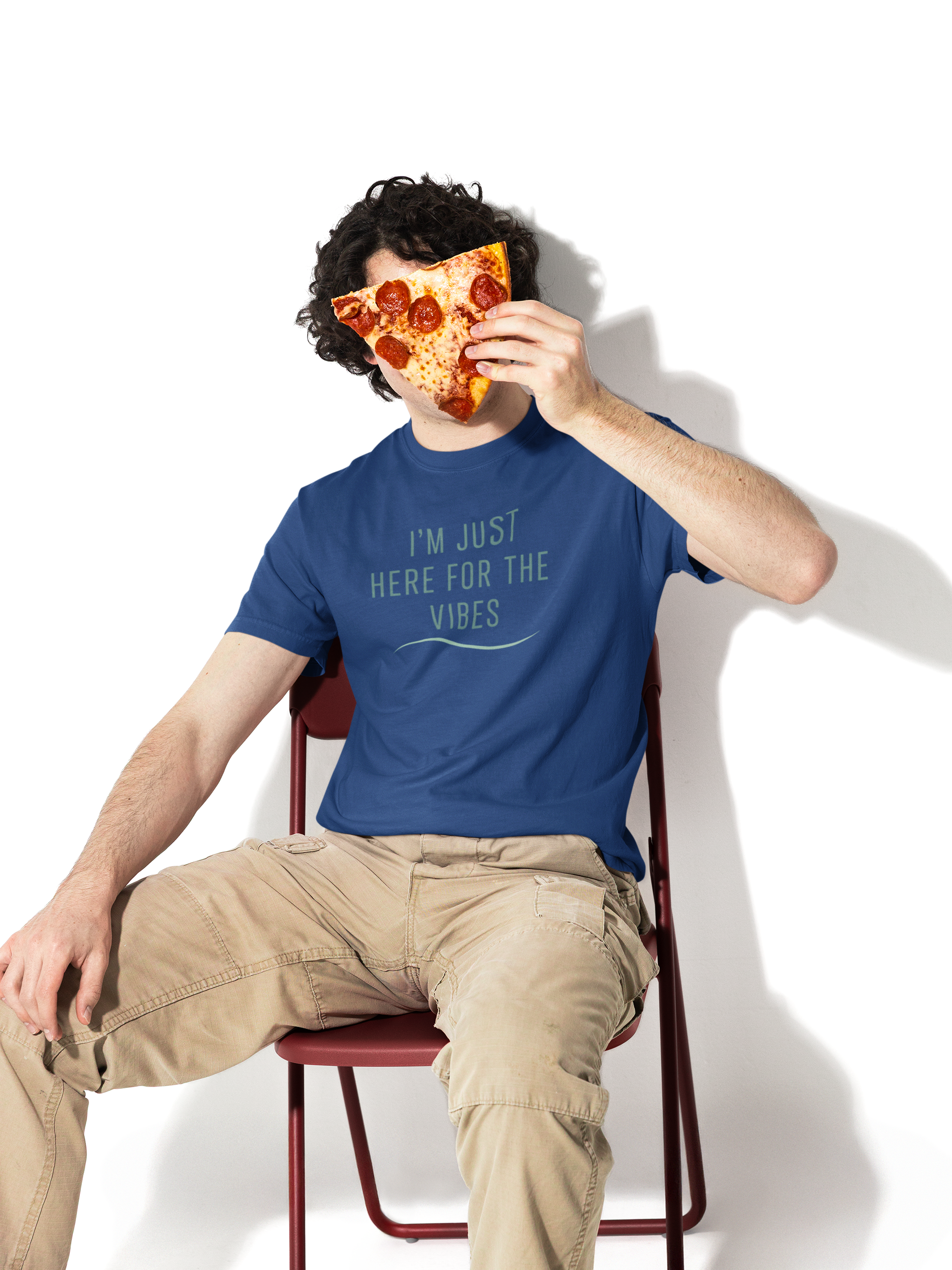 Just Here for the Vibes Organic Tee — Sustainable Outdoor T-Shirt