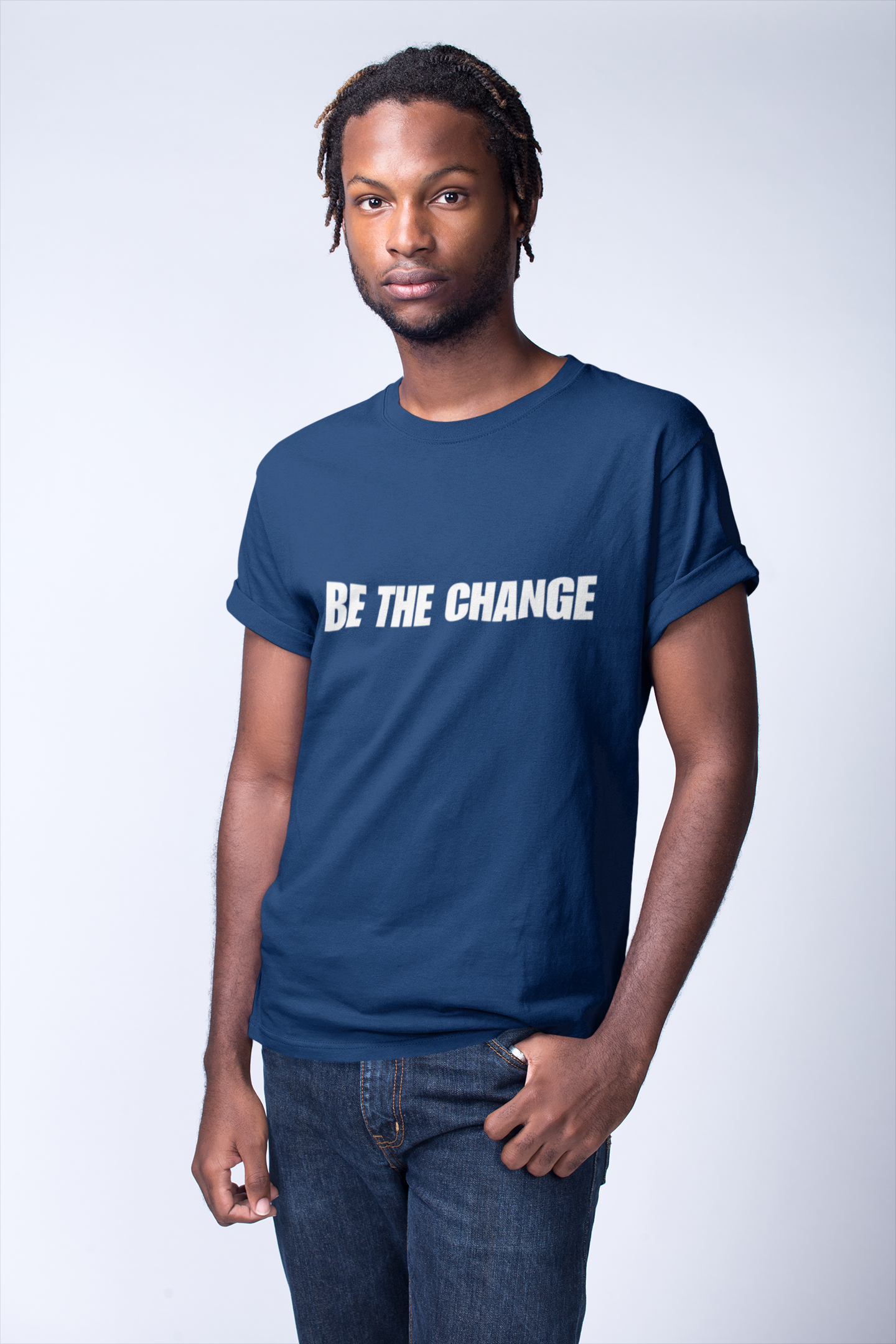 BE THE CHANGE Organic Tee — Sustainable Activist T-Shirt