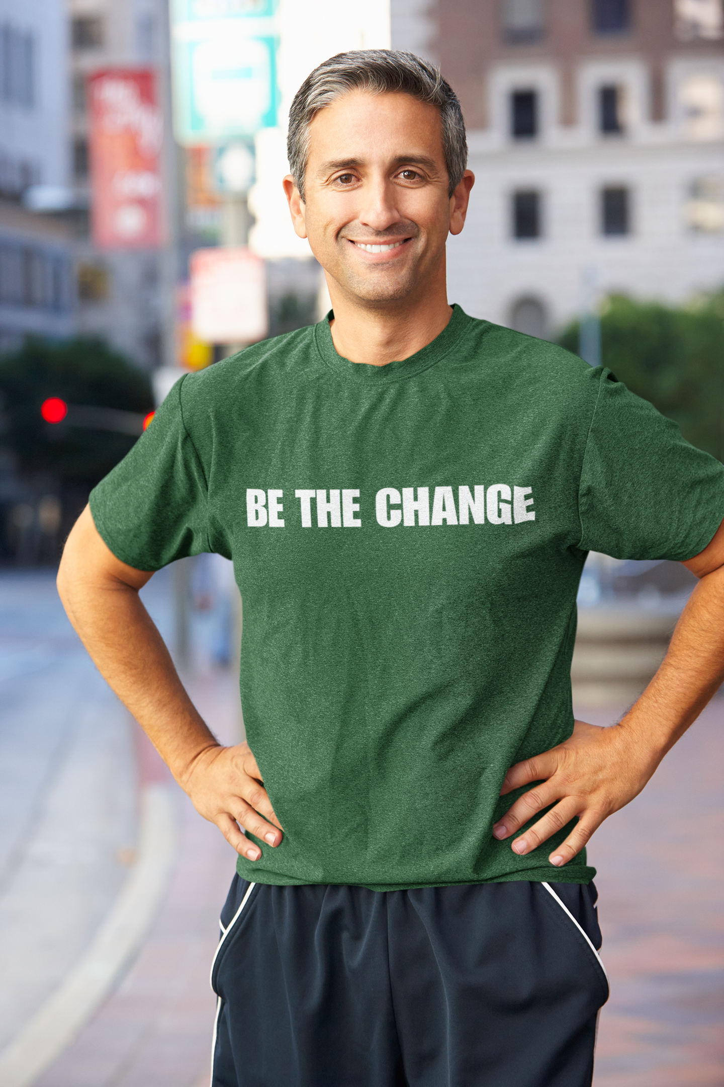 BE THE CHANGE Organic Tee — Sustainable Activist T-Shirt