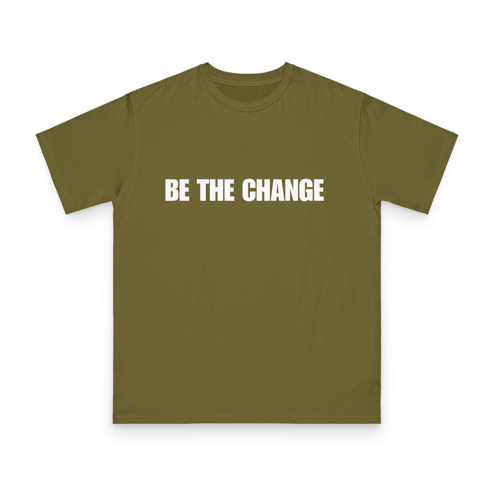 BE THE CHANGE Organic Tee — Sustainable Activist T-Shirt