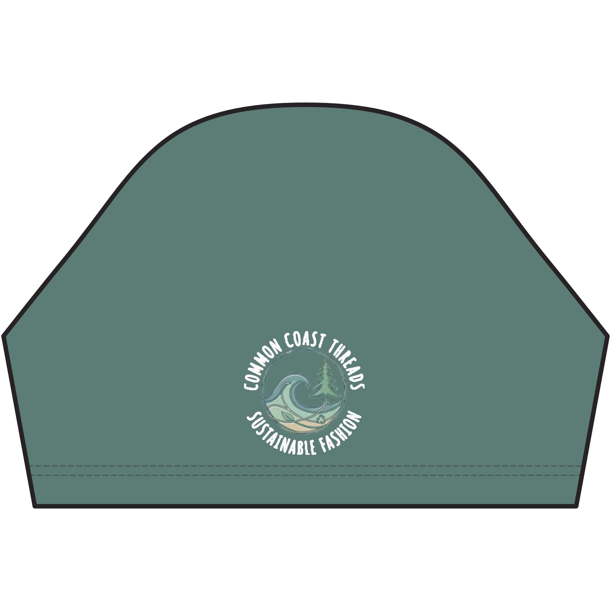 Coastal Waves Organic T-Shirt — 'Common Coast Love the Ocean Graphic