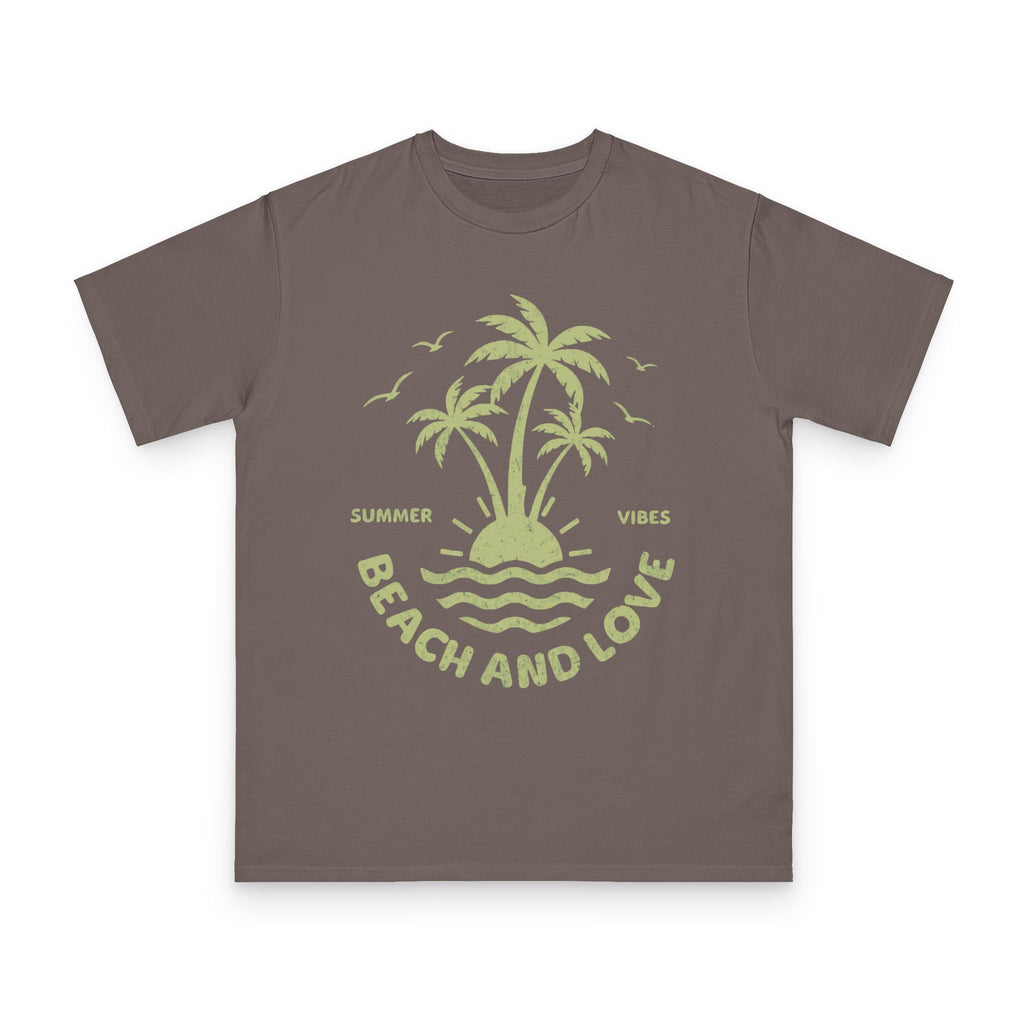 Beach and Love T-Shirt — Summer Vibes Palm Tree Tee