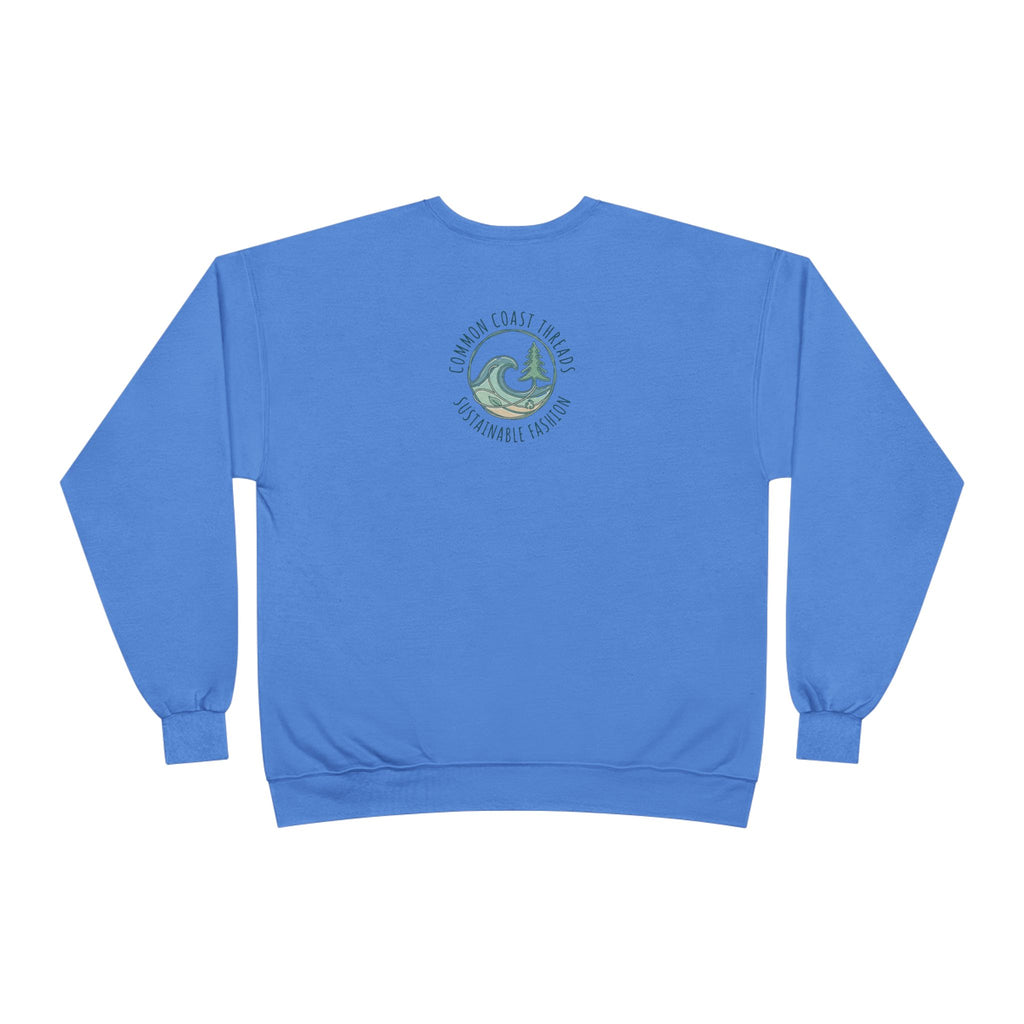 Oceanic Cybernetics Crewneck Sweatshirt — "Oceanic Cybernetics Digital Deep" Graphic