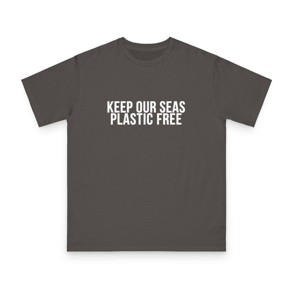 Keep Our Seas Plastic Free 100% Organic T-Shirt — Ocean Conservation Tee