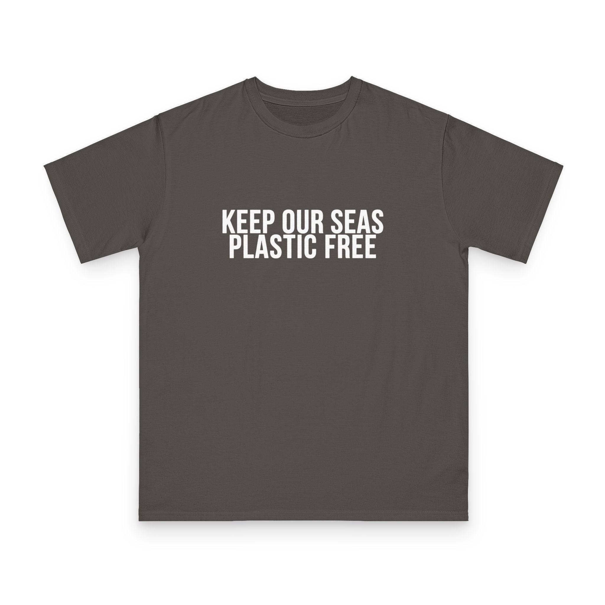 Keep Our Seas Plastic Free 100% Organic T-Shirt — Ocean Conservation Tee
