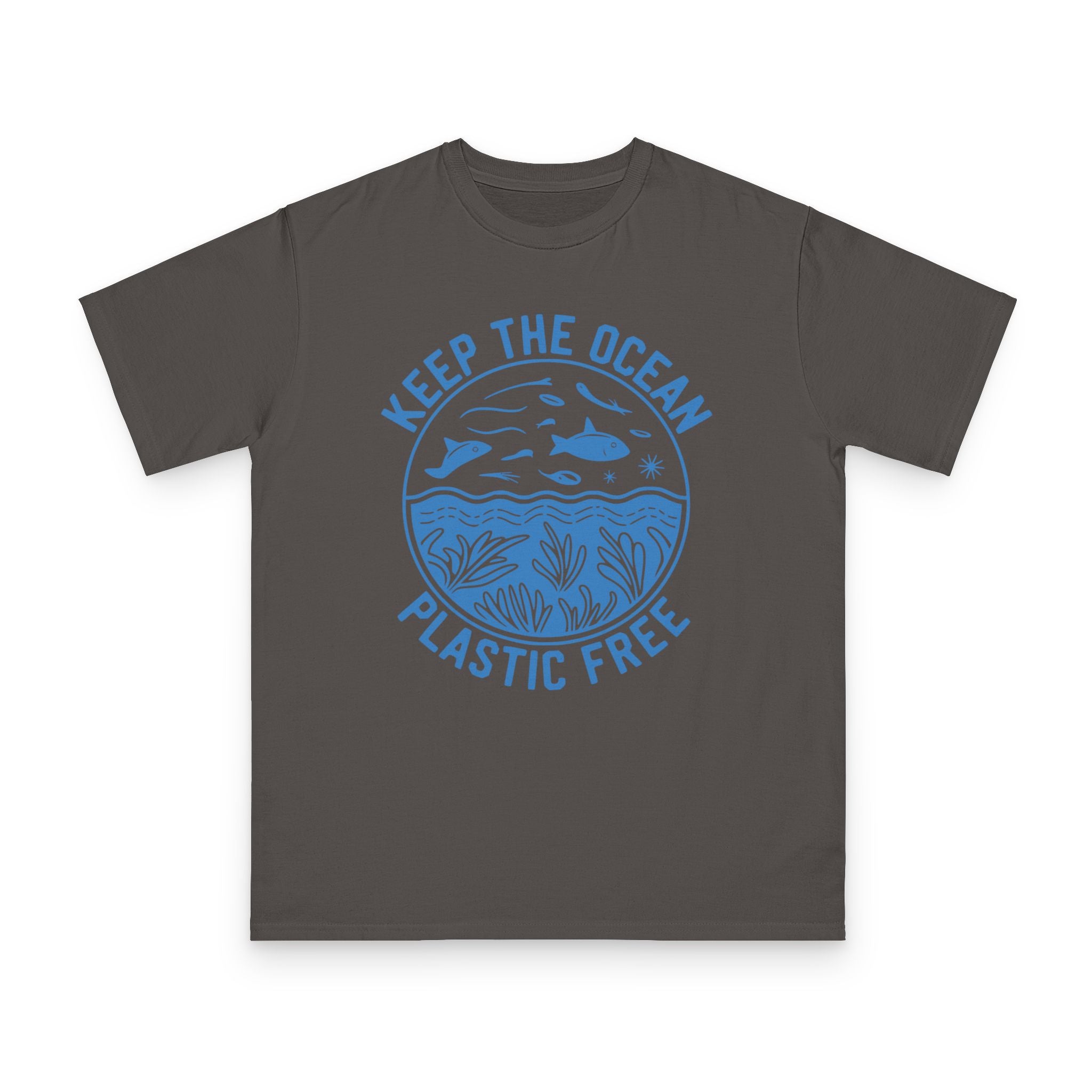 Keep the Ocean Plastic Free Tee — Organic Cotton Ocean Conservation T-Shirt