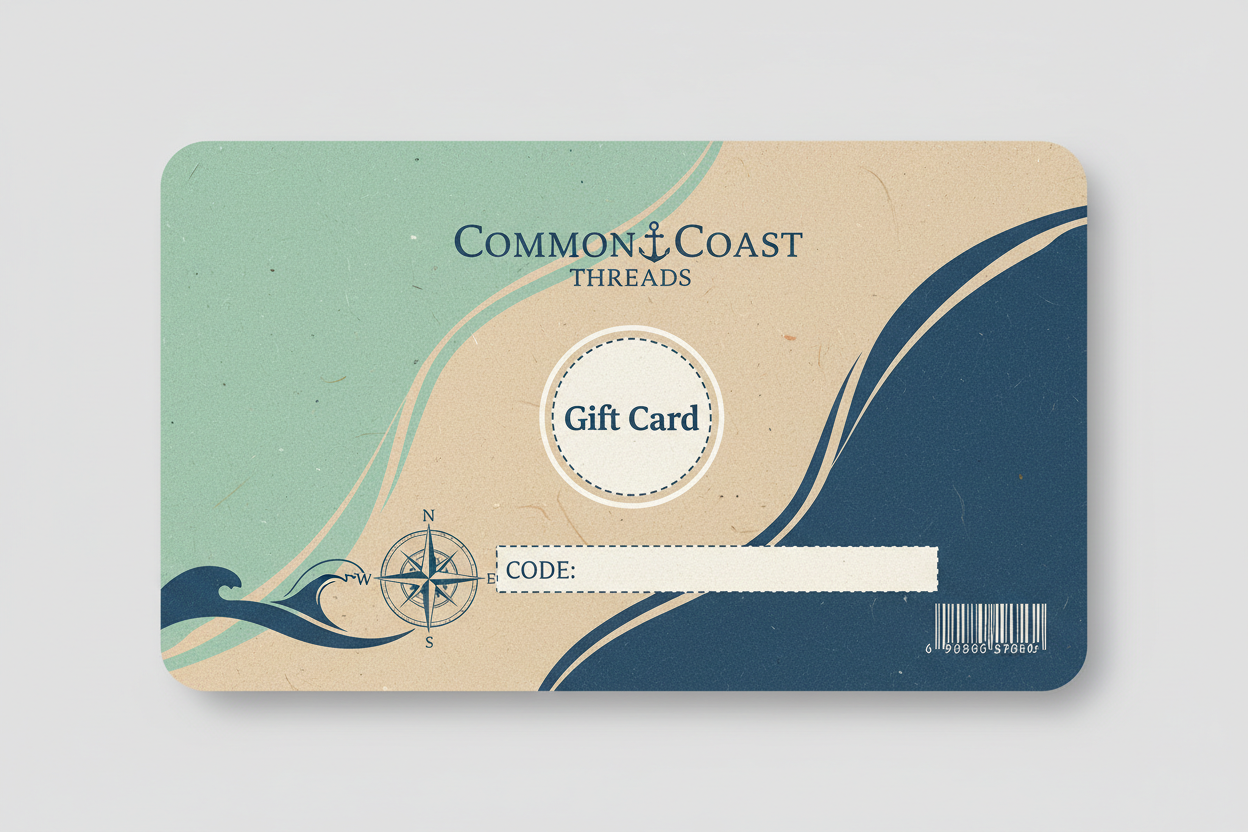 Common Coast Threads Gift Card